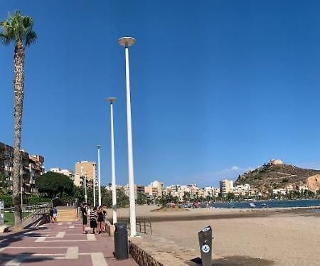Precioso apartamento primera línea de playa Águilas Exterior foto